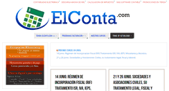 Desktop Screenshot of elconta.com