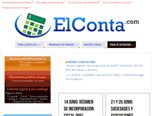 Tablet Screenshot of elconta.com